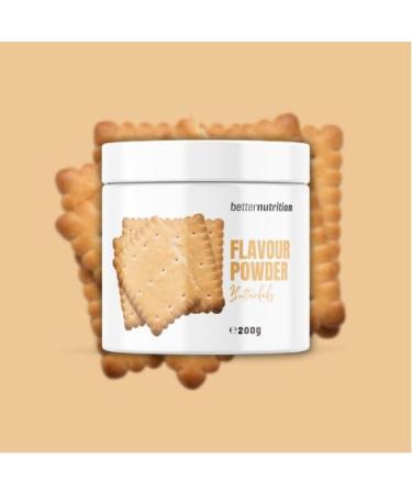 Premium Vegan Flavor Powder Zero - 200g Calorie-Reduced Butter Biscuit Aroma | Better Nutrition - Buy Online on SooperMarket.com