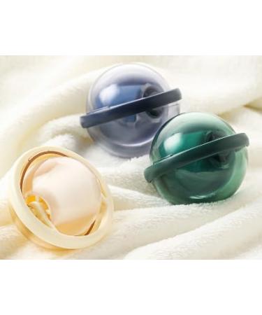 Meyagot 3 pieces of reusable gel foot roller washable sticky gel lint roller ball lint roller hair remover ball portable trip dust-dusted lint remover for clothing furniture carpet