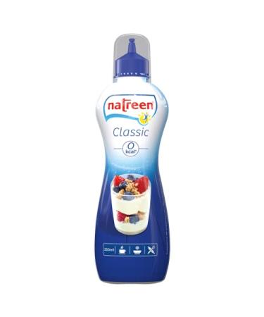 NATREEN Classic Sweetener in liquid form 250 ml - For cold or hot dishes and drinks and is the ideal calorie-free sugar alternative for cooking or baking / Netherlands