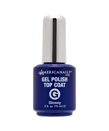 Americanails Gel Polish Top Coat - Original Dual Cure Formula for Long Lasting, Fast Drying Nails - Glossy Finish - 0.5 Fl Oz - Buy Online on SooperMarket.com