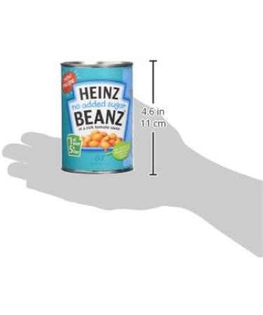 Heinz No Added Sugar Baked Beanz 415g - Pack of 1 - Buy Online on SooperMarket.com