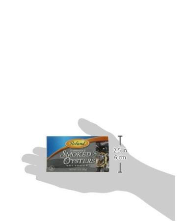 Roland Foods Smoked Medium Oysters in Oil - Wild Caught - 3 oz (Pack of 1) - Buy Online on SooperMarket.com