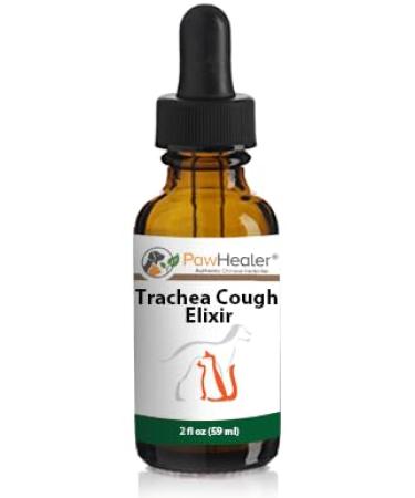 Trachea Cough Elixir - 59 ml (2 fl oz) - Natural Herbal Remedy for Symptoms of Collapsed Trachea - Tastes Good - Easy to Administer - based in vegetable glycerin - Dropper Included - for Picky Eaters!