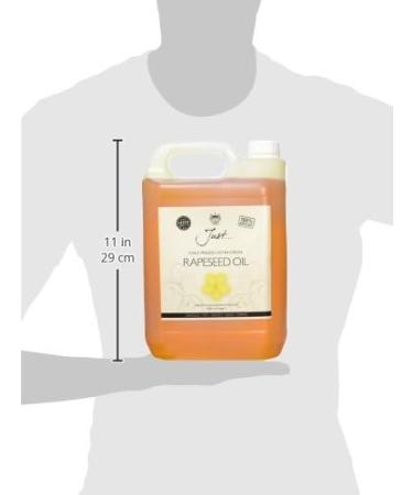 Just Cold Pressed Extra Virgin Rapeseed Oil 5 Litre - Buy Online on SooperMarket.com