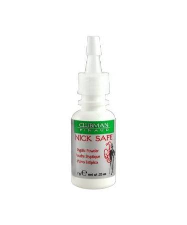 Clubman Nick Safe Styptic Powder 7g (.25oz) Tub | Fast-Acting Skin Relief - Buy Online on SooperMarket.com