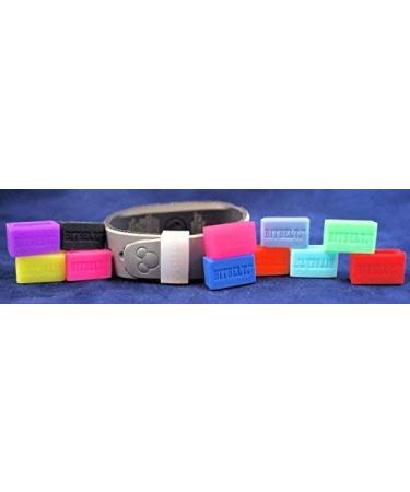 Bitbelt Jr 12 Pack (one of Every Color, 3 That Glow in The Dark!) Protect Your MagicBand (Kids Size) Fitbit Alta, Flex, Amiigo, Striiv,Vivosmart, Misfit (does not fit magicband plus)