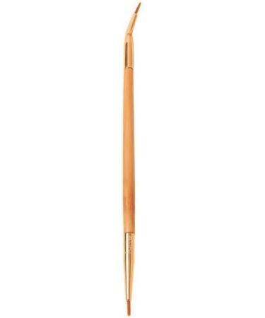KALLORY 2 Pcs Eyeliner Bamboo Brush Straight Bent Angled Brush Cosmetic Double Head - Buy Online on SooperMarket.com