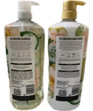 Pantene Essential Botanicals White Tea and Cucumber Volumizing Shampoo & Conditioner Set - 38.2 oz - Paraben, Dye, Mineral Oil, Phthalate, and Phosphate Free - Buy Online on SooperMarket.com