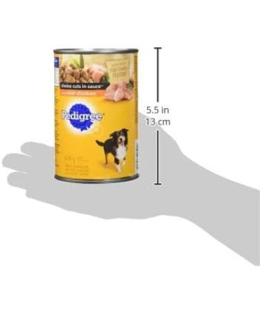 PEDIGREE Choice Cuts in Sauce Adult Wet Dog Food Canned with Real Chicken 630g (12 Pack) Dog Food Chicken 630 g (Pack of 12) - Buy Online on SooperMarket.com
