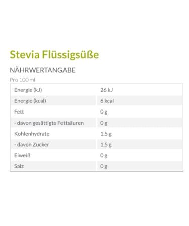 Borchers Stevia Fl ssigs e | 10 x 125 ml Tafels e | Zucker-Alternative | S ungsmittel f r internationales eCommerce - Buy Online on SooperMarket.com