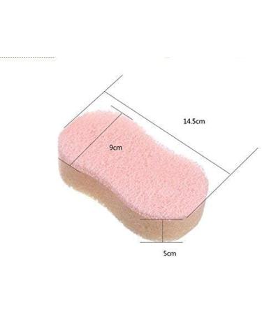 Topstone Natural Pink Bath and Facial Sponges - Pack of 2 Loofah Body Scrubbers - Buy Online on SooperMarket.com