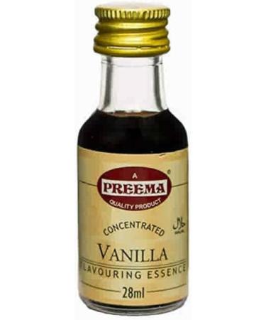 Preema | Vanilla Flavouring Essence 12X28ml X 12 Trays (144 Bottles) | Prefect For Baking | Halal | Premium Quality - Buy Online on SooperMarket.com