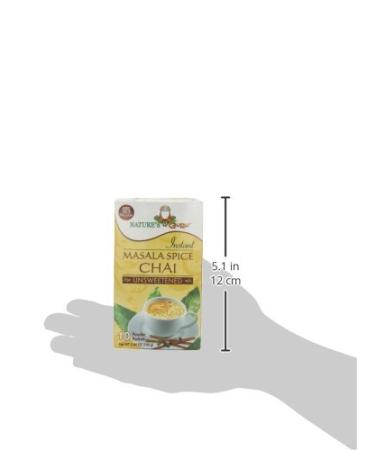 Nature's Guru Instant Masala Spice Chai Tea Drink Mix 10 Count Single Serve Packets - Unsweetened On-the-Go Drink, 5.64 oz (Pack of 1) - Buy Online on SooperMarket.com