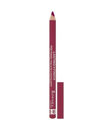 Rimmel London Lasting Finish 1000 Kisses Stay On Lip Contouring Pencil 004 Indian Pink .04 oz (1.2 g)
