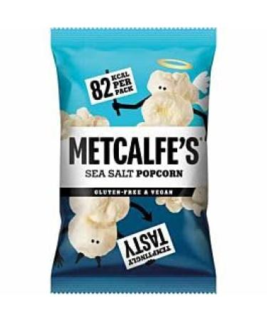 Metcalfes Sea Salt Popcorn Gluten Free Vegan 17g (24 Bags)
