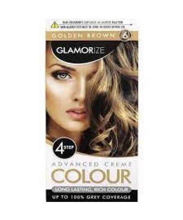 Experience Long-Lasting and Rich Colour with Glamorize Advanced Cr me Colour - Elevate Your Look with Elegant Shades (Golden Brown)