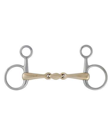 St bben bit 2235 Baucher bridle double broken 14.0 cm - 16 mm - Sweet Copper