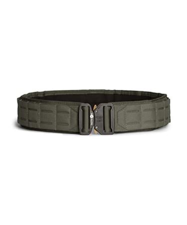 Tacticon Battle Belt | Combat Veteran Owned Company | Padded Tactical Belt | Duty Belt With Metal Quick Release Buckle Ranger Green M 34" - 39" Waist