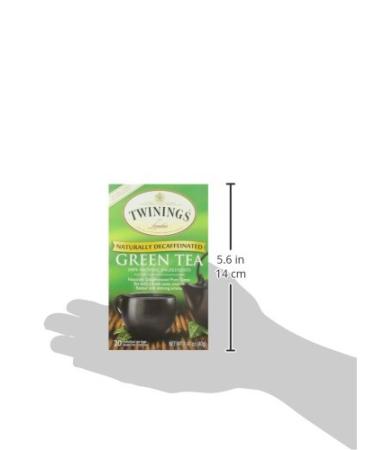 Twinings Decaf Green Tea - 20 Count | Premium Quality Herbal Tea - Buy Online on SooperMarket.com