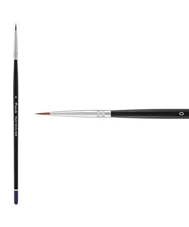 Creative Mark Rhapsody Kolinsky Sable Artist Watercolor Paint Brush - for Professional Watercolorists, Gouaches, Inks, Fluid Medias - Round 0 # 0