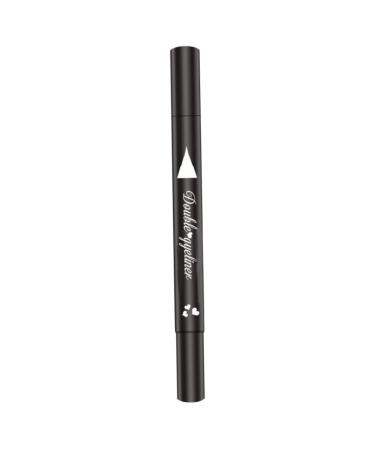 Eyeliner Stamp 2 in 1 Double-Head Waterproof Liquid Eyeliner Pen Make-Up Tool Black Heart double-headed eyeliner