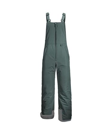 TNGXXWL Snow Bibs Overalls for Men Women Warm Dry Waterproof Windproof SkiRomper Bibs Pants perfect for Winter Outdoor Sports Kids Large Kids Grey