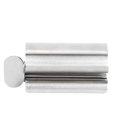 Toothpaste Tube Squeezer Stainless Steel Small Toothpaste Squeezer Dispenser Rollers Squeezing Tool for Face Cleanser for Bathroom Tube Winder Metal Toothpaste Tube Wringer