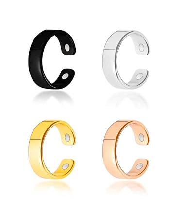 Your Always Charm Healthgo Blood Pressure Regulator Ring Magnetic Lymphatic Drainage Magnetic Ring for Unisex Lymph Magnetic Drainage Therapy Ring for Women Men bwyp