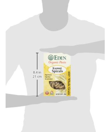 Organic Kamut Spirals - 100% Whole Grain - 12oz (Pack of 6) | Eden - Buy Online on SooperMarket.com