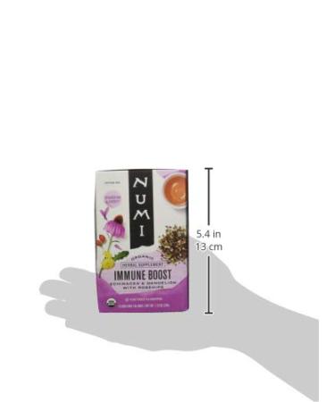 Numi Organic Immune Boost Tea - Caffeine Free, 16 Non-GMO Bags | 1.13 oz - Buy Online on SooperMarket.com