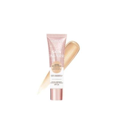 L'Oreal Paris Skin Paradise Tinted Moisturiser Up to 24h hydration SPF20 01 Light 0.039 kg 01 Light 39 g (Pack of 1)