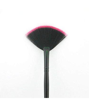 Portable construction mixing black highlighter contour contour powder brush