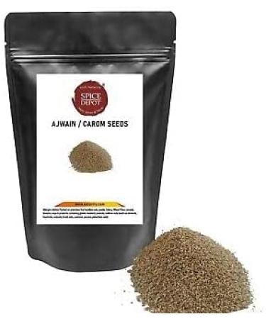 Spice Depot Whole Carom Seeds | Ajwain Seeds Whole Ajmo Premium Quality Free P&P U.K (100 Gram) - Buy Online on SooperMarket.com