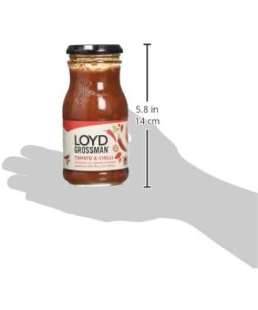 Loyd Grossman Tomato and Chilli Cooking Sauce 350g - Authentic Flavor in a Jar | Pack of 1 - Buy Online on SooperMarket.com