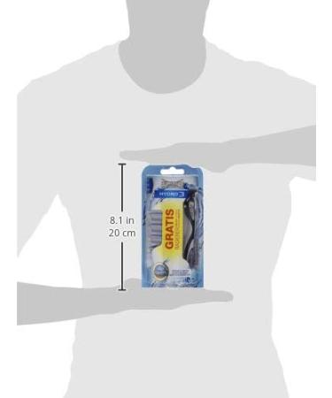Wilkinson Sword Hydro 3 Value Pack - Men's Razor & 4 Replacement Blades | International Shipping Available - Buy Online on SooperMarket.com
