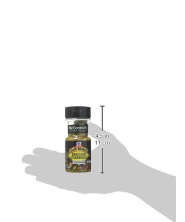 McCormick Grill Mates Brazilian Steakhouse Seasoning 2.12 oz - Authentic Blend for Grilling - 1 Pack - Buy Online on SooperMarket.com