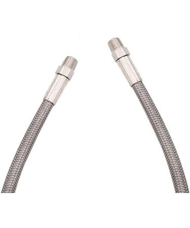 Stainless Steel Paintball PCP Filling Hose Whip Extension - Air Fill Station with Quick Disconnect - Buy Online on SooperMarket.com