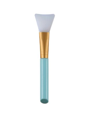 Silicone Facial Mask Brush Hairless Face Makeup Applicator Mud Mask Brush DIY Mask Cosmetic Brush Blue Facial Mask Brush Silicone Brush Makeup Applicator Mud Mask Brush Beauty Makeup Tool