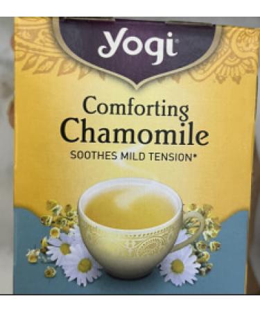 Yogi Tea Comforting Chamomile Caffeine Free 16 Tea Bags .85 oz (24 g)