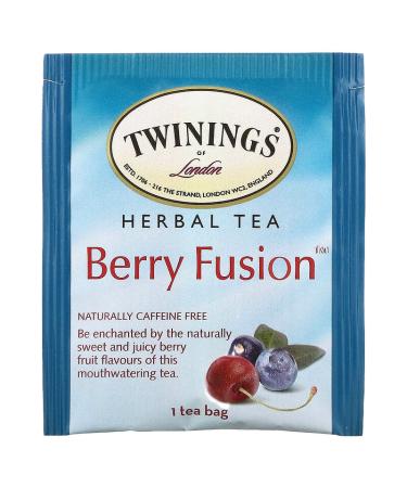 Buy Twinings Herbal Tea Berry Fusion - Caffeine Free 20 Tea Bags (1.41 oz) | Refreshing Blend - Buy Online on SooperMarket.com