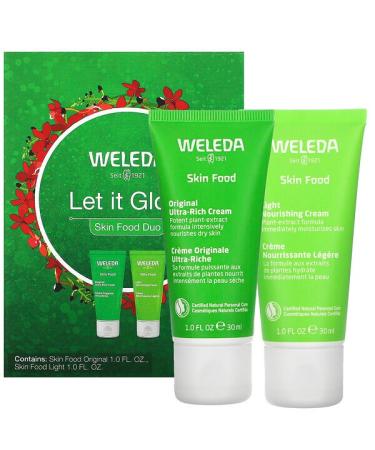 Weleda Let It Glow Skin Food Duo 2 Piece Set 1.0 fl oz (30 ml) Each