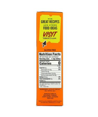 Tabasco Original Pepper Sauce 5 fl oz - Authentic Hot Sauce for Spicy Flavor - Buy Online on SooperMarket.com