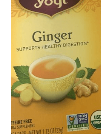 Yogi Tea - Ginger Tea (4 Pack) - Supports Healthy Digestion - Soothing and Spicy Blend - Caffeine Free - 64 Organic Herbal Tea Bags 16 Count (Pack of 4)