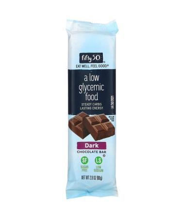 Fifty 50 Dark Chocolate Bar 2.8 oz (80 g)