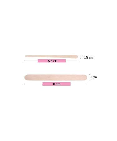 250 Wooden Wax Spatulas | Premium Hair Removal Applicators for Eyebrows & Body | Eco-Friendly Wooden Sticks for Smooth Skin - Buy Online on SooperMarket.com