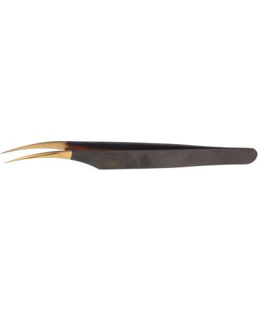 Shop Eyeline Extension Tweezers - Luxury Gold Precise & Safe Stainless Steel Salon Tools - Buy Online on SooperMarket.com
