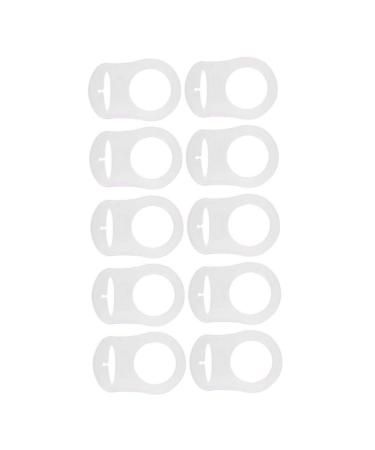 10pcs Soft Silicone Pacifier Clips - Safe & Stylish Baby Accessories for International Shipping - Buy Online on SooperMarket.com