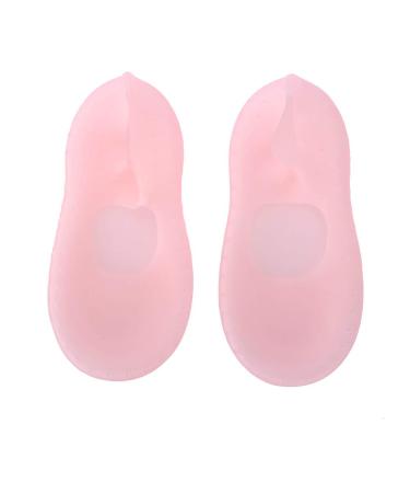 Moisturizing Silicone Gel Socks for Plantar Fasciitis Relief | Anti-Crack Foot Care Tool (L-Rosa) - Buy Online on SooperMarket.com