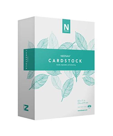 Neenah Vellum Bristol Cardstock  Lightweight  325 Sheets  67 lb/147 gsm  94 Brightness  8.5 x 11 - MORE SHEETS! (91633) Ream 67lb