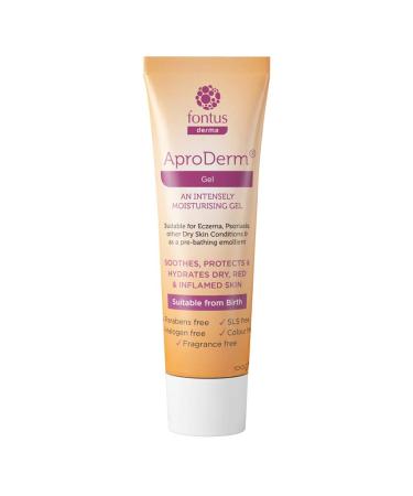 AproDerm Gel (100g) - Moisturising Cream Suitable for Dry Skin Dermatitis Eczema and Psoriasis Alcohol Free
